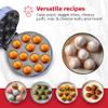 Holstein Housewares 12-Count Cake Pop Maker with Non-Stick Plates & Indicator Lights Bakes 12 Sweet or Savory Pops Fast, Perfect for Birthday Treats & Holiday Party Snacks, Lavender view 4