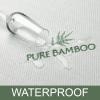 California King Mattress Protector by PURE BAMBOO, Waterproof - Viscose Derived from Bamboo, Breathable, Noiseless Mattress Cover Protects Against Moisture, Spills, Stains (California King) view 3
