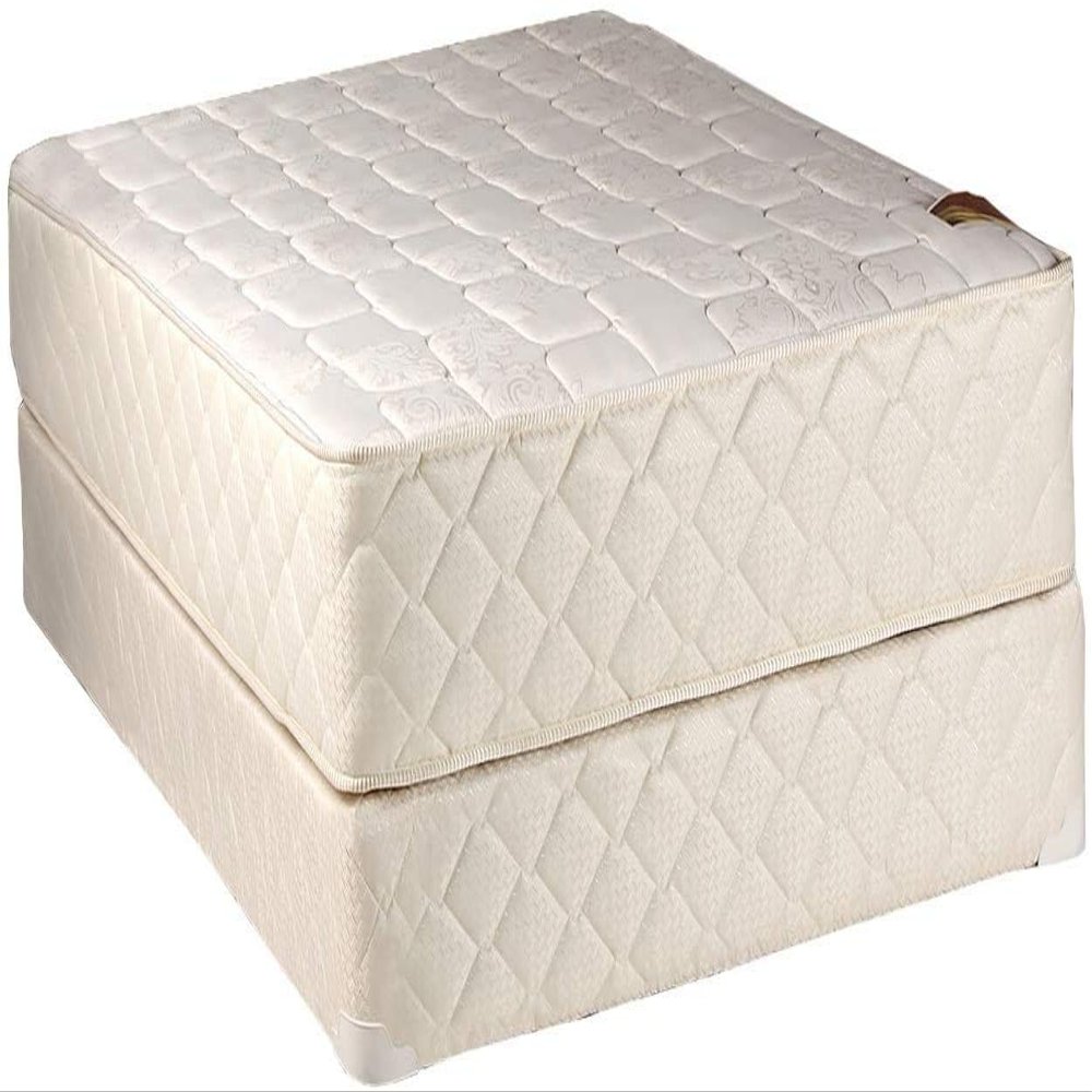DS USA Grandeur Deluxe Queen Size Two-Sided Mattress and Box Spring Set - Orthopedic, Fully Assembled, Good for Your Back, Luxury Height, Long Lasting