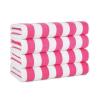 Arkwright California Cabana Stripe Beach Towel - Pack of 4, Large Soft Quick Dry 100% Cotton Terry Towels Set for Pool, Swim, and Hot Tub, Oversized 30 x 70 in, Pink view 1