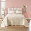 BrylaneHome Lily Damask Bedspread - King, White view 1