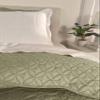 BrylaneHome Lily Damask Bedspread - King, White view 3