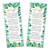 30 bookmarks dinosaur baby shower favors gold greenery personalized view 1