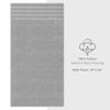 American Soft Linen Luxury 4 Piece Bath Towel Set, 600 GSM 100% Cotton Turkish Bath Towels for Bathroom, 27x54 in Large Bathroom Shower Towels, Light Grey view 4