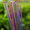 TYXTYX Bicycle Spokes 36pcs 14G 2mm Steel 257/259/261/263/271/273/291/293mm Colorful (Size : 263mm) view 2