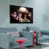 Denozer Dogs Playing Poker Canvas Wall Art Prints 48 x 32 inch Chess and Cards Room Anthropomorphic Dog Game Painting Funny Home Decor Picture for Living Room Bedroom view 3