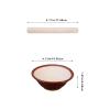 DOITOOL Ceramic Grinding Bowl with Pestle for Kitchen Use Traditional 4.13 Inch Spice and Garlic Grinder Bowl for Baby Food and Condiment Preparation view 4