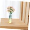 1pc Glass Vase Decorative Flower Bottle Geometric Sculpture Design for Home Garden Dec view 4