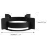SOLUSTRE 26CM Wok Ring Cast Iron Work Rack Electric Stove Burners Pot Holder Stove Trivets Windproof Windscreen Cooktop Range Pan Pot Holder Stand Ring HolderCookware Ring Wok Accessories view 2
