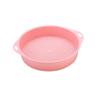 DOITOOL 4pcs Garden Sieve Riddle with Handle Plastic Soil Sifter for Rocks and Gravel Lightweight Gardening Tool Pink for Balcony and Gardens view 3
