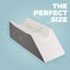 Klbs Single Leg Elevation Pillow, Post Surgery Leg Pillow, Stylish Chic Jacquard Cover, Ankle Knee and Leg Support Pillow for Injury After Surgery (Single Leg) view 3