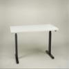 Albert Office KEEN 2 Electric Height-Adjustable Computer Desk (Black/White, 48 x 28 x 1) view 1
