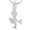 TIANZXS Lovely Dolphins Together Funeral Urn Casket Ash Keepsake Urn Pendant Necklace for Pet/Human Ashes Memorial Jewelry view 3