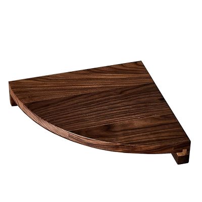 Wddwymll Natural Wood Corner Shelf,Solid Oak Timber Block Floating Wall Shelf,Wall Decor Display Shelves,Load Capacity 15kg,for Bathroom, Bedroom, Living Room,Kitchen, Office