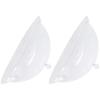 Cabilock 2pcs Acrylic Round Food Covers Insulation Lids for BBQ Picnics and Parties Food Tents Easy to Carry Random Style view 1