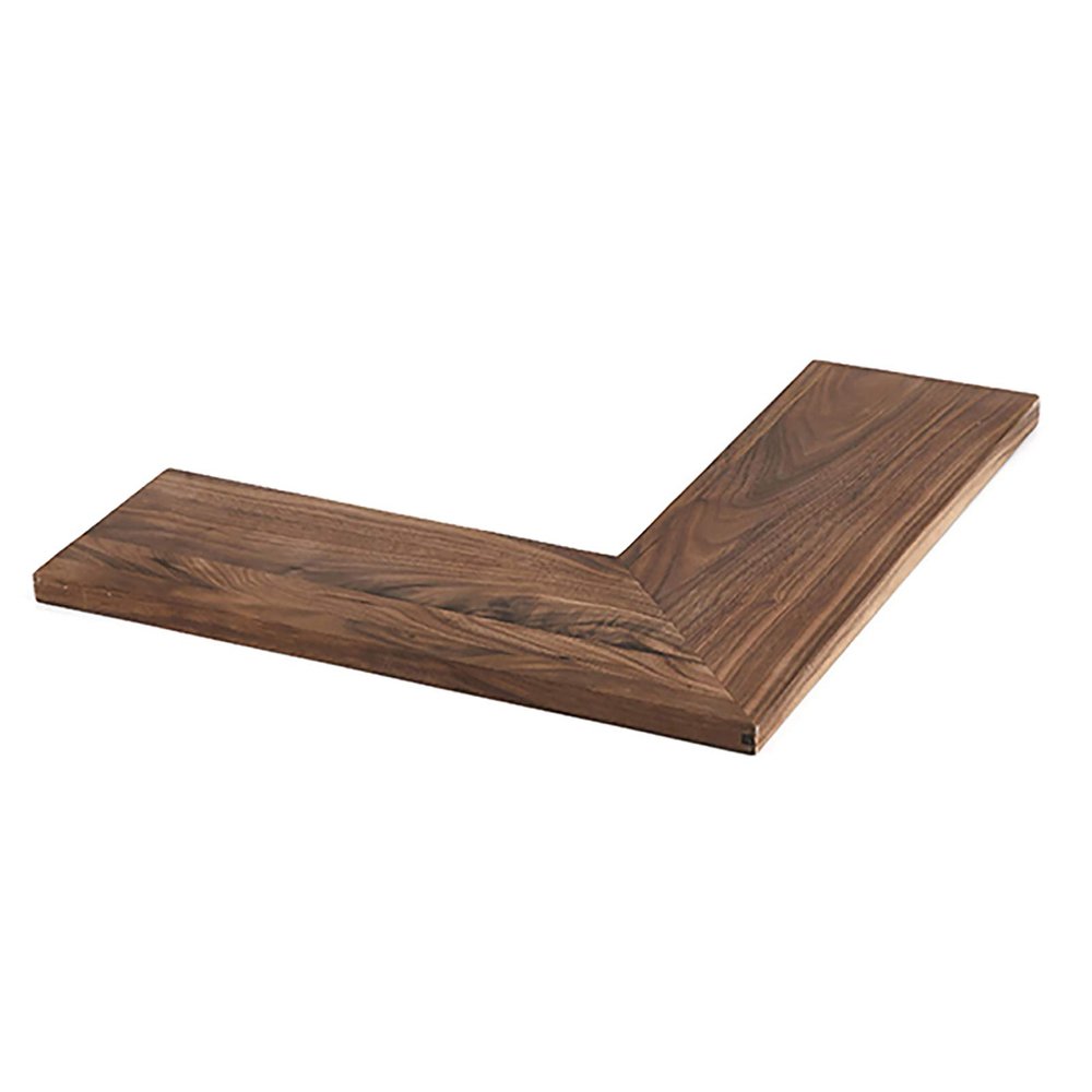 Wddwymll 45/60cm Rustic Wood Corner Floating Shelves,Wall Decor Wall Shelf,Easy to Install Floating Wall Shelves,Load Capacity 15kg,for Bathroom, Bedroom, Living Room,Kitchen, Office