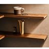 Wddwymll 45/60cm Rustic Wood Corner Floating Shelves,Wall Decor Wall Shelf,Easy to Install Floating Wall Shelves,Load Capacity 15kg,for Bathroom, Bedroom, Living Room,Kitchen, Office view 3