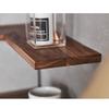 Wddwymll 45/60cm Rustic Wood Corner Floating Shelves,Wall Decor Wall Shelf,Easy to Install Floating Wall Shelves,Load Capacity 15kg,for Bathroom, Bedroom, Living Room,Kitchen, Office view 4