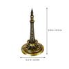 VOSAREA Miniature E Pakistan Metal Tower Model Architecture Model Desktop Iron Pakistan Tower for Pakistan Travel Souvenir Keepsake Home Ornaments Decor Tower Sculpture view 2