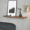 Easy to Install Floating Wooden Wall Shelf, Oak Solid Wood Wall Shelf,Modern Decorative Display Shelves, Load Capacity 15kg,for Bathroom, Bedroom, Living Room,Kitchen,40/60cm view 4
