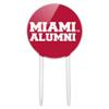 Miami University RedHawks Alumn Acrylic Cake Topper Party Decoration for Wedding Anniversary Birthday Graduation view 1
