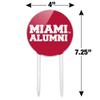 Miami University RedHawks Alumn Acrylic Cake Topper Party Decoration for Wedding Anniversary Birthday Graduation view 2