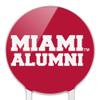 Miami University RedHawks Alumn Acrylic Cake Topper Party Decoration for Wedding Anniversary Birthday Graduation view 3
