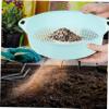 Plastic Garden Sieve for Garden Sieve Beach Sand Sifter Dirt Sifter Sowing Tools Dispenser Gold Panning Equipment (Blue) view 3