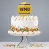 GRAPHICS & MORE Western Michigan University WMU Stripes Acrylic Cake Topper Party Decoration for Wedding Anniversary Birthday Graduation view 4