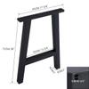 TC-Home 28 Inches Metal Table Legs Furniture Legs Set of 2 Heavy Duty Dining Table Legs Industrial Black DIY Coffee view 2