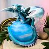 Ebros Guardian Sentries of The Galaxy Orbital Planet Dragon Figurine Mythical Fantasy Celestial Solar System Dragons Sculpture (Mercury Terrestrial Blue Drake) view 1
