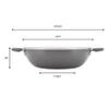 12022 Create Delicious Nonstick Wok/Stir Fry Pan, 14.25 Inch - Gray Shimmer view 2