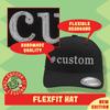 World's Okayest Ladle Pourer - Soft Flexfit Baseball Hat Cap, Black, Large/X-Large view 2