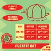 World's Okayest Ladle Pourer - Soft Flexfit Baseball Hat Cap, Black, Large/X-Large view 3