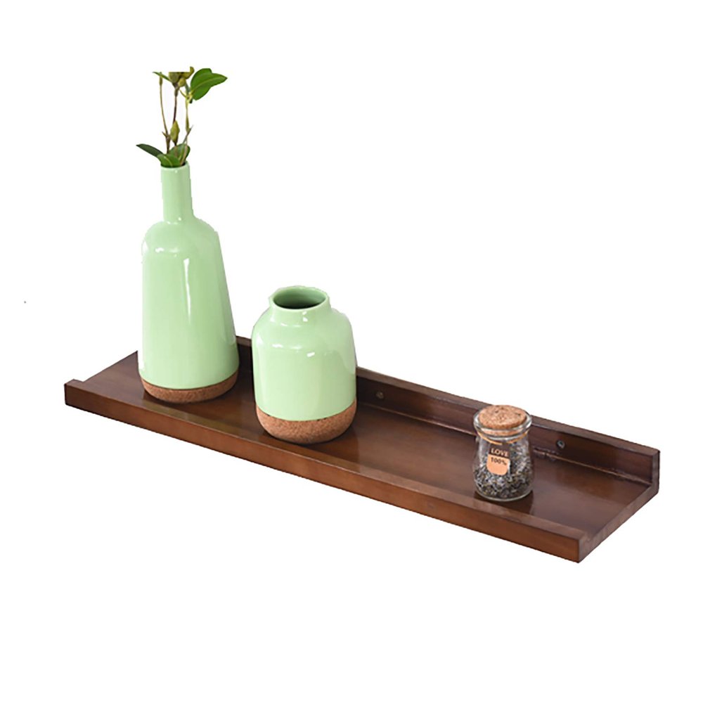 30/60cm Solid Wood Wall Shelves, Scandinavian Style Wall Mounted Shelves, Easy to Install Wall Shelf, 22kg Weight Capability,for Bathroom, Bedroom, Living Room,Kitchen, Office