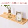 30/60cm Solid Wood Wall Shelves, Scandinavian Style Wall Mounted Shelves, Easy to Install Wall Shelf, 22kg Weight Capability,for Bathroom, Bedroom, Living Room,Kitchen, Office view 4