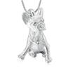 QJZM Urn NecklaceDog Urn Necklace for Ashes Pendant Keepsake Pet Jewelry for Urns Holder Dogs Cats Ashes Memorial Cremation Jewelry-Colorful_Pendant with Chain view 3