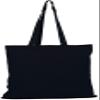 ATMOS GREEN 200 pack 15 X 16 inch with 27" handle BLACK Color 5 Oz Recycled cotton reusable grocery bags eco-friendly super strong great choice for Schools, promotions, branding. MADE in INDIA view 2
