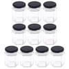 10pcs Honey Dipper Jar Honey Glass Bottle Little Jars Hexagon Jar with Lid Small Jars Canister Container with Lid Sugar Tank Canning Bottle Terrariums Storage Jam view 1
