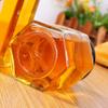 10pcs Honey Dipper Jar Honey Glass Bottle Little Jars Hexagon Jar with Lid Small Jars Canister Container with Lid Sugar Tank Canning Bottle Terrariums Storage Jam view 2
