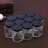 10pcs Honey Dipper Jar Honey Glass Bottle Little Jars Hexagon Jar with Lid Small Jars Canister Container with Lid Sugar Tank Canning Bottle Terrariums Storage Jam view 4