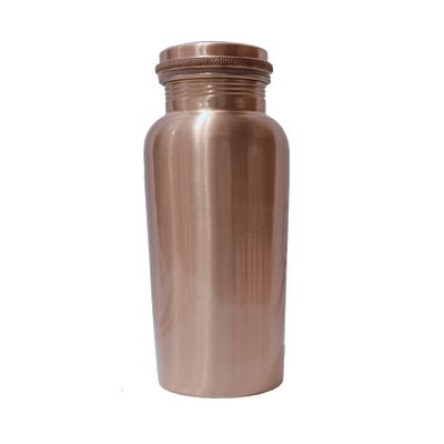 Gavya International Copper Plain Water Bottle for Drinking Water 34 Oz Stay Hydrated and Enjoy Ayurvedic Benefits Leak-Proof, Temperature Retention, Eco-Friendly Design 1 Litre
