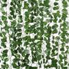 vrct Artificial Garlands Hanging Leaves Greenery Vine Creeper Plants (Green, Set Of 6,8 Feet Each) view 1