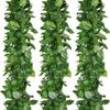 vrct Artificial Garlands Hanging Leaves Greenery Vine Creeper Plants (Green, Set Of 6,8 Feet Each) view 2