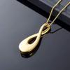 QJZM Urn NecklaceInfinity Keepsakes Stainless Steel Cremation Urn Necklace JewelryWoman/Man Human Pet Blue Pendant Ashes Jewelry-Neckalce Box Funnel_ view 4