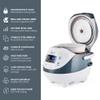 Yum Asia Panda Mini Rice Cooker With Ninja Ceramic Bowl and Advanced Fuzzy Logic (3.5 cup, 0.63 litre) 4 Rice Cooking Functions, 4 Multicooker functions, Digital LED display - 120V view 3