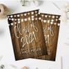 Graduation Party Invitation | Class of 2021 Graduation Party | Rustic | Wood | College | High School | Grad Party view 2
