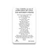 H HOLLY LINES St. Christophers Prayer Card Plastic Coated Wallet Sized Motorist Prayer on Back Set of Five view 3