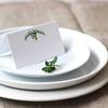 Nancy Nikko Place Cards - Green Leafy Flowery Garland with Lemon for Weddings, Showers, Dinners, Parties and Special Events Table Tent Style, Scored for Easy Folding. Available in Pkgs of 100 view 2