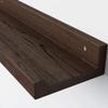 30/60cm Floating Shelves Wall Mounted,Rustic Wood Wall Shelves,Solid Oak Timber Block Floating Wall Shelf,35kg Weight Capability,for Bedroom Living Room Home Furniture Office Decor view 2